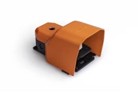 PDK Series Metal Protection 1NO+1NC with Hole for Metal Bar Single Orange Plastic Foot Switch